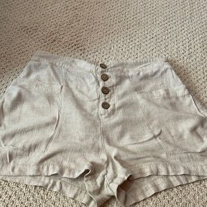 Linen shorts